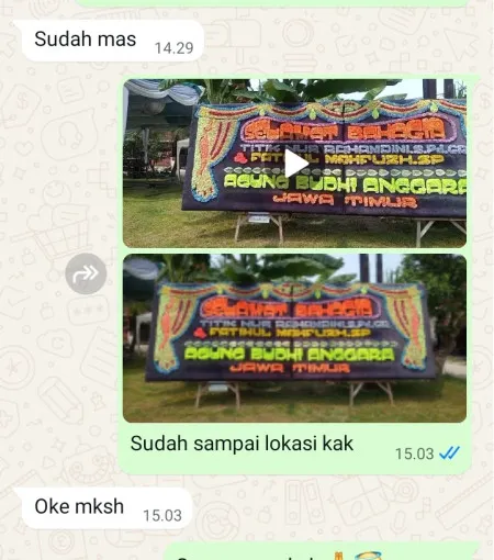 Pengiriman Papan Bunga Ruko Gading Serpong