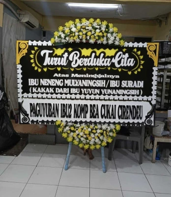 Papan Bunga di Ruko Gading Serpong